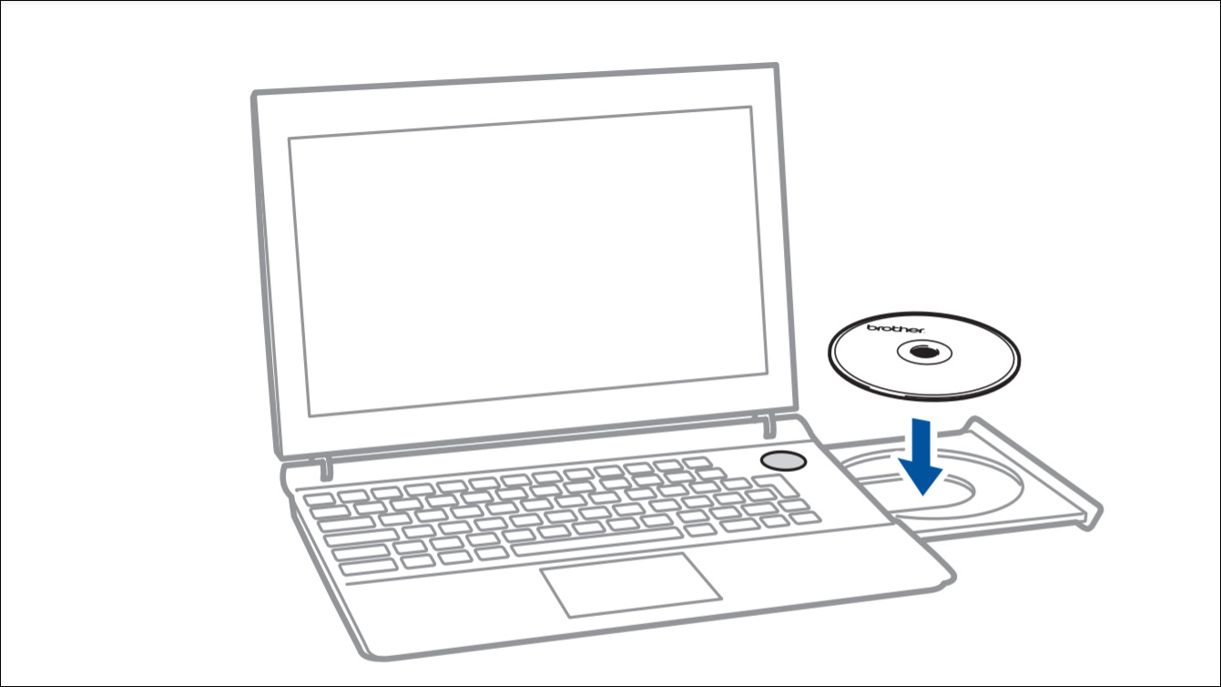 Cấu hình sử dụng CD‑ROM (Windows)